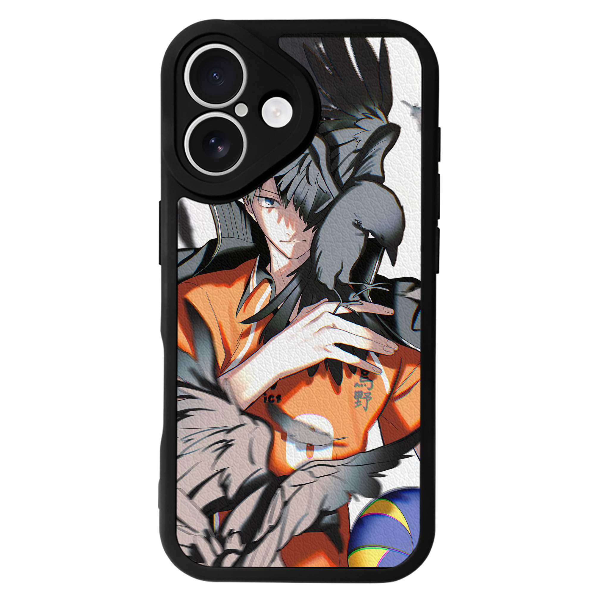 （画像用） ハイキュー!! Haikyu!! 【iPhone 16シリーズ対応】シリコンスマホケース（レザー調） 材質：シリコン